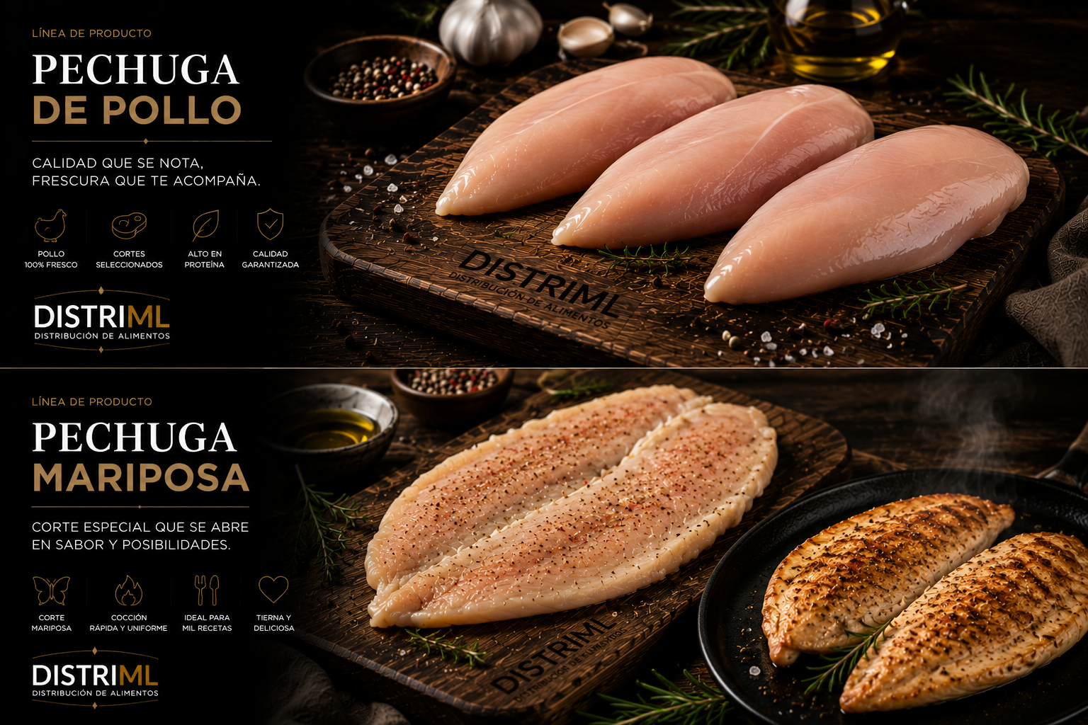 Filetes de pechuga · 10 unidades